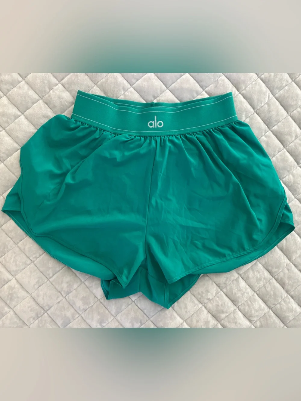 Alo Match Point Shorts Spruce Green